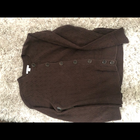 Pendeleton Brown Button Down XL Sweater - Picture 2 of 4